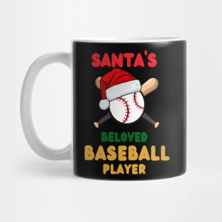 Santas Beloved Baseball Player Mug